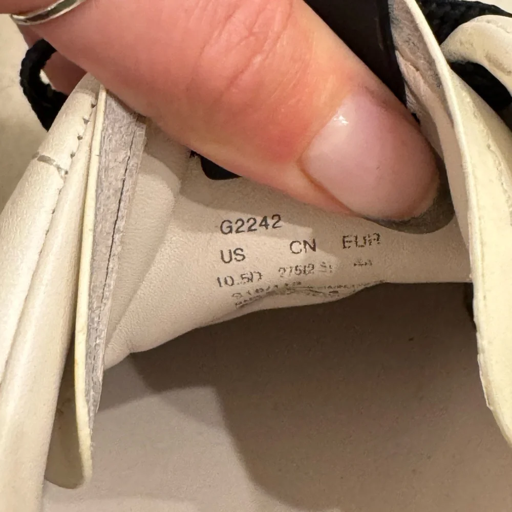 Coach Keith Haring White Leather Sneakers with Black Accents - Picture 8 of 9